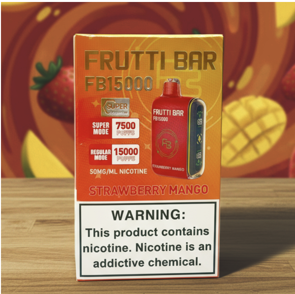 FRUTTI BAR FB 15,000 PUFFS DISPOSABLE VAPE - DSIPLAY OF 5