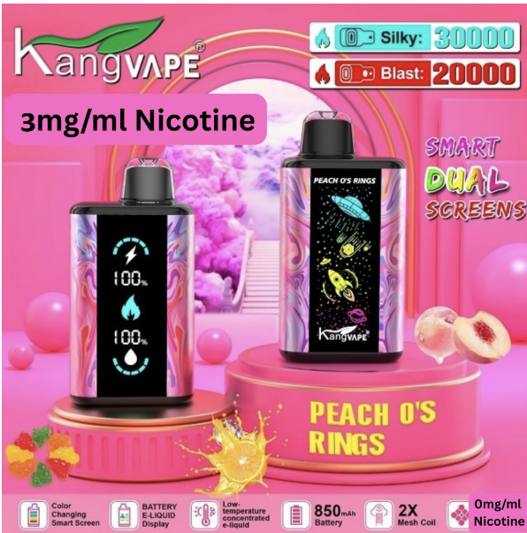 KANGVAPE 30,000 PUFFS DISPOSABLE VAPE - DISPLAY OF 5