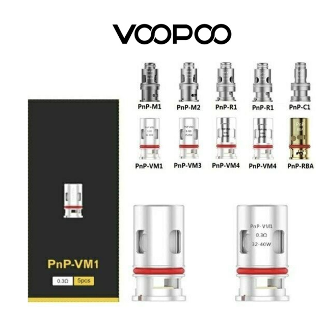 VOOPOO PNP REPLACEMENT COILS - PACK OF 5